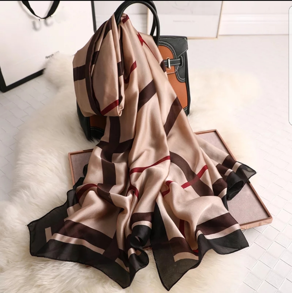 Summer Silk Fashion Scarf